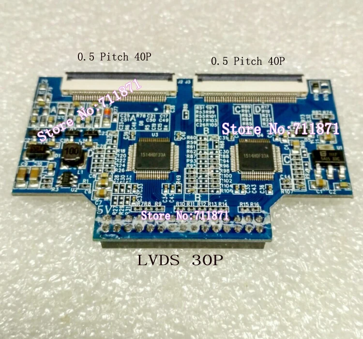 TCON Параллельный RGB 2ch 6bit 0 5 Шаг 40P HSD150SX84 HSD150X82 адаптер пластина T CON двойной 40Pin FPC FFC