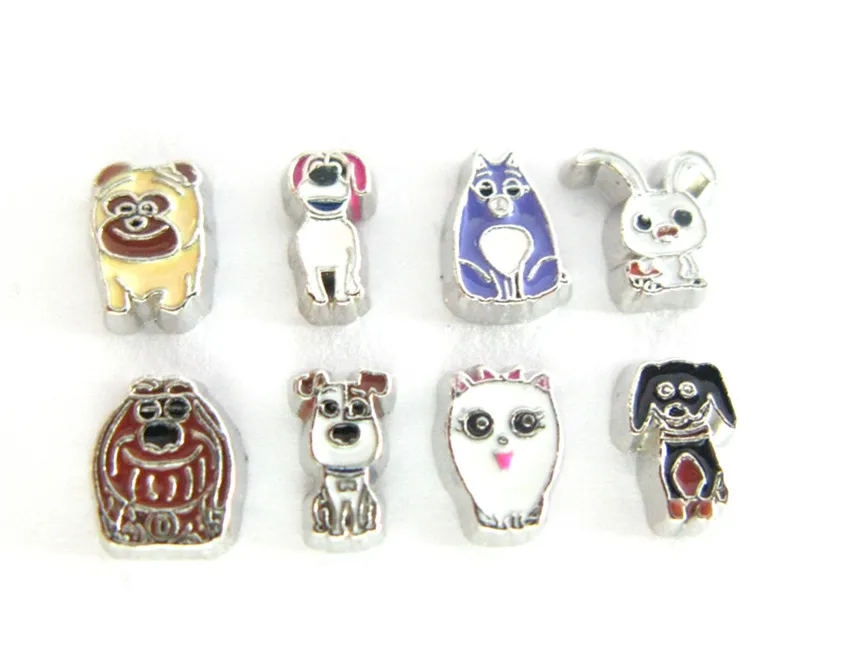 10 шт./лот плавающие амулеты для собаки кролика медведя обезьяны кота плавающей