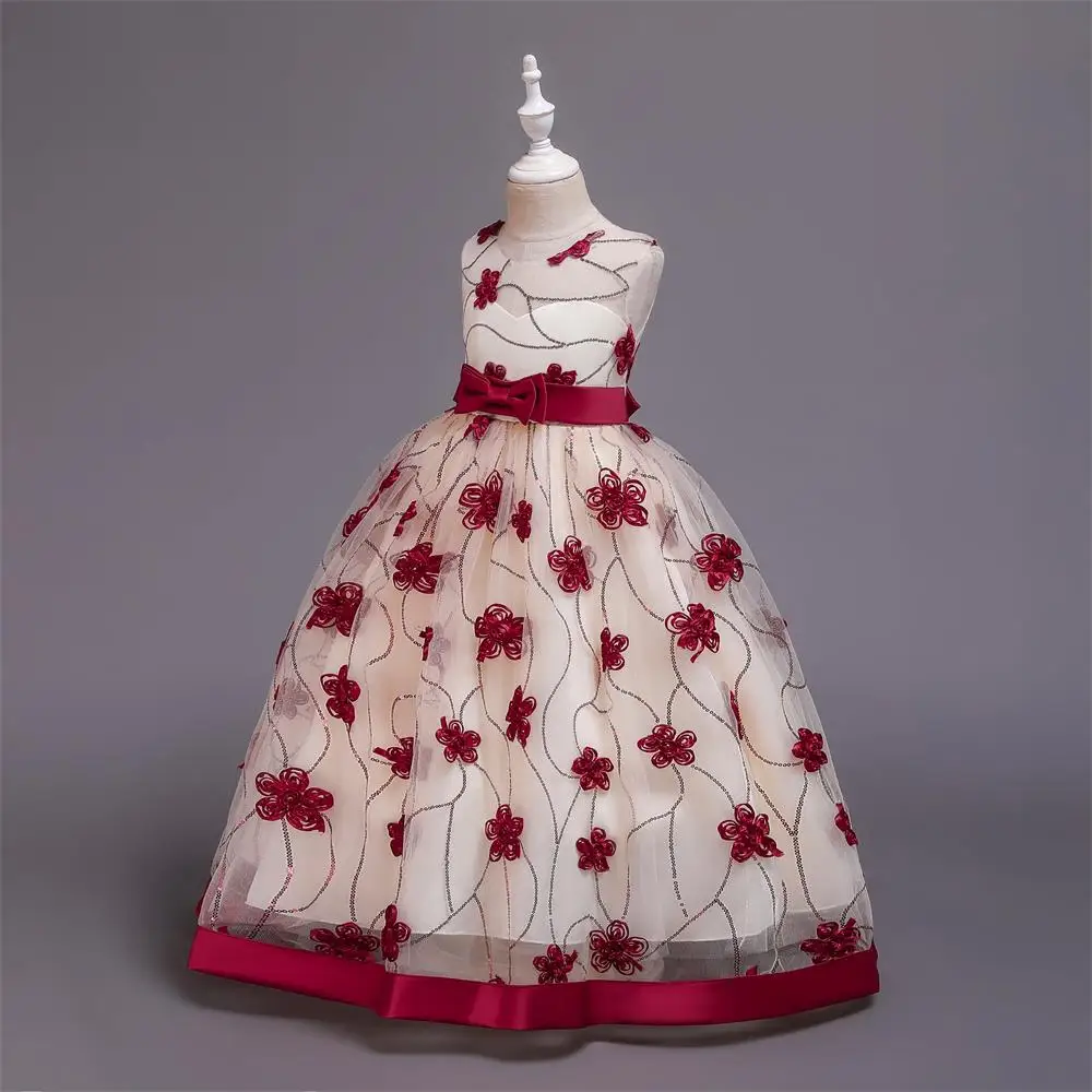 Children Girls Evening Party Dress 2019 Summer Elegant Princess Kids Dresses For Costume Flower Wedding | Детская одежда и обувь