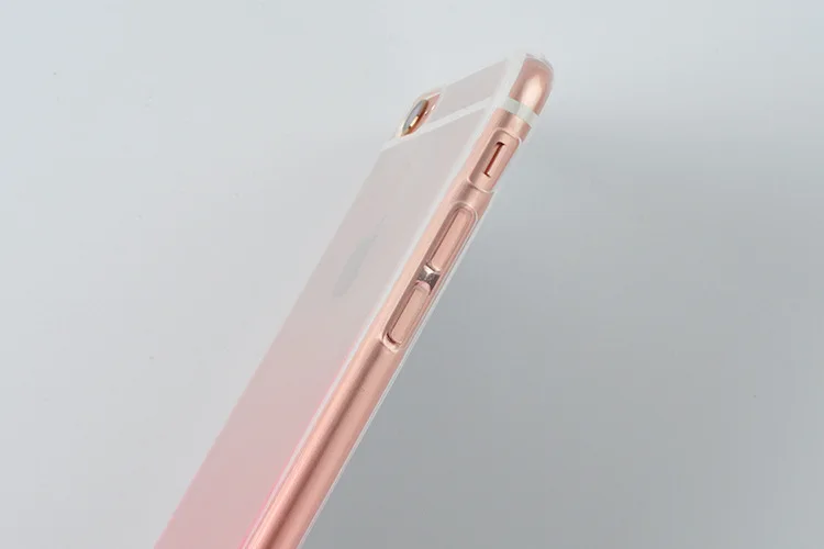 Чехол для iPhone 6 Plus прозрачный градиентный цветной чехол из ТПУ защитные