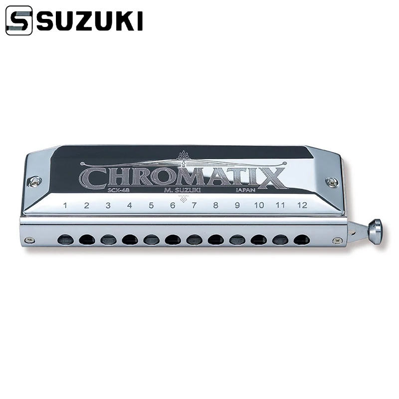 Губная гармошка Suzuki Chromatix серия SCX48 SCX56 SCX64 12 отверстий с отверстиями ключом|chromatic