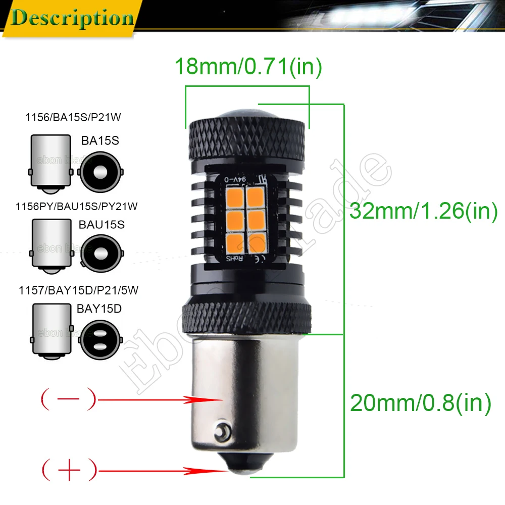 2X1156 BA15S P21W BAU15S PY21W 1157 BAY15D Canbus автомобильный светильник s светодиодный лампы 12V 24V белый желтый красный голубой лед авто светильник лампа