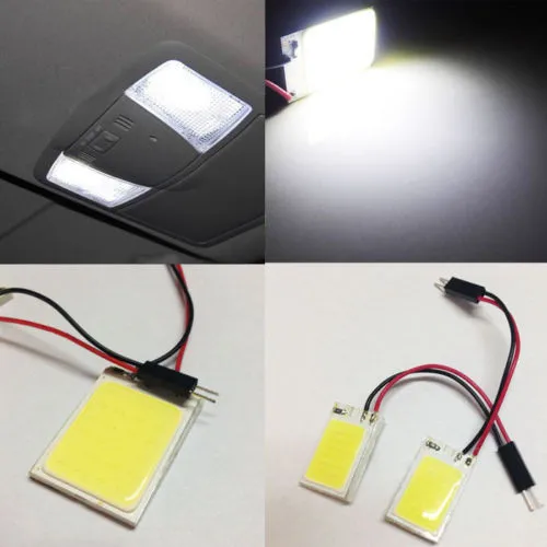Купольные лампы Xenplus 2 шт. COB чипы 24/48 SMD светодиодсветодиодный лампочки внутреннее