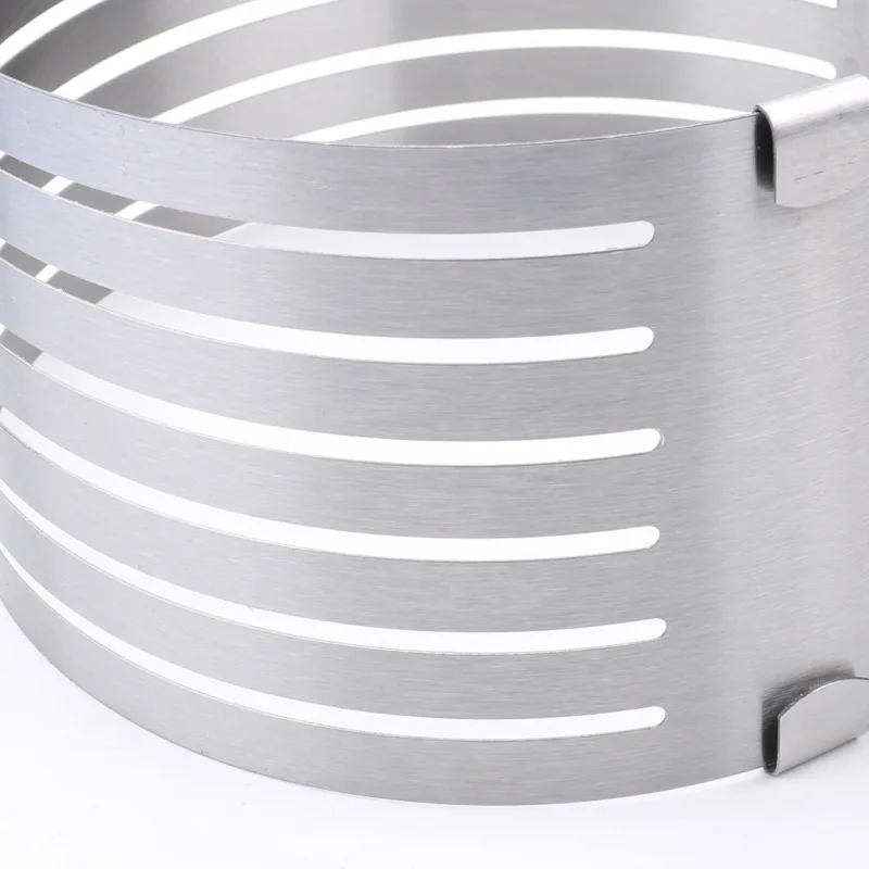 Нержавеющая сталь круг мусс торта Slicer прессформы режущие инструменты с