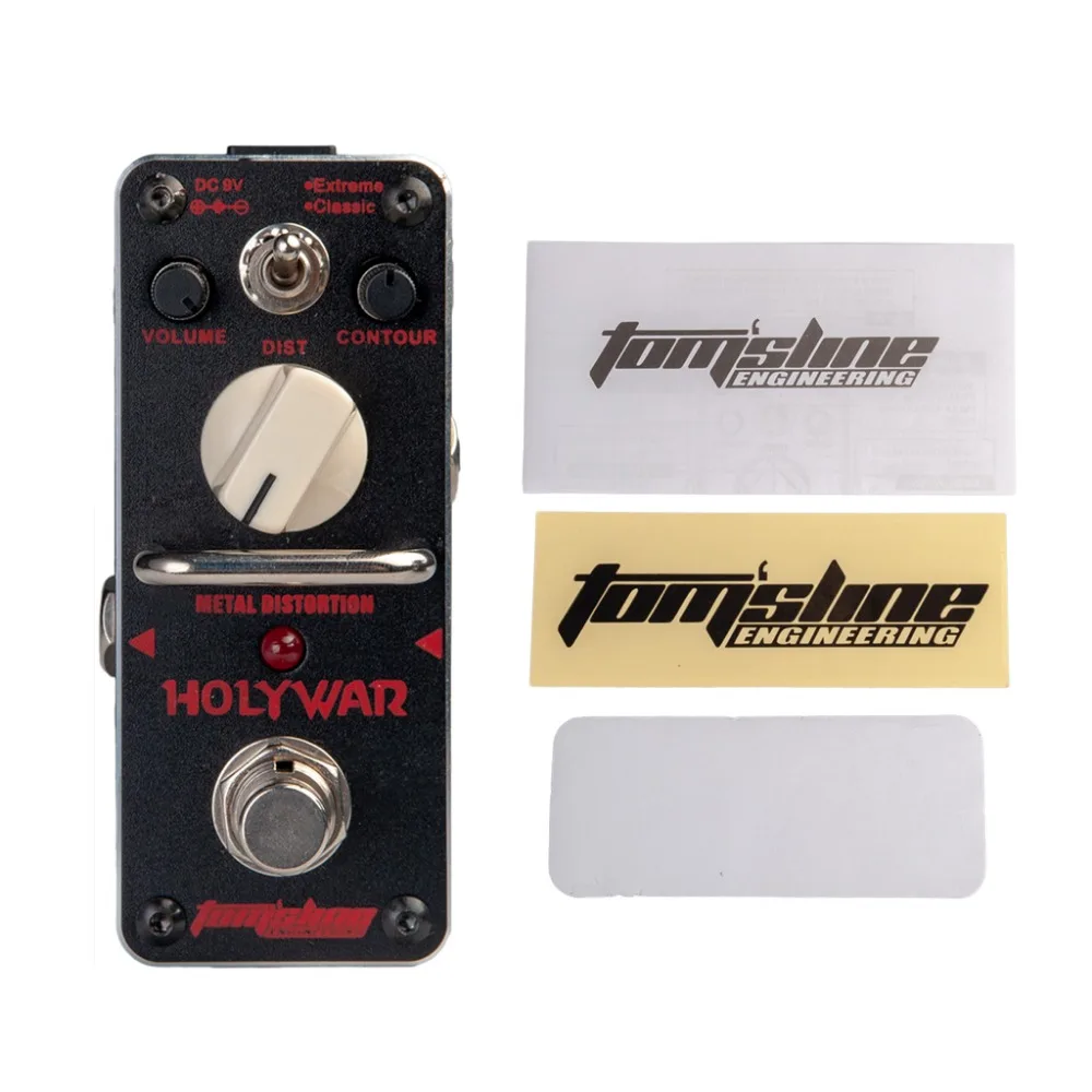 NAOMI AROMA AHOR-3 педаль для гитары HOLY WAR настоящий байпас металлические искажения мини