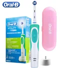 Электрическая зубная щетка Oral B D12 Vitality, перезаряжаемая зубная щетка для ежедневной чистки, перекрестное действие, насадка для зубной щетки