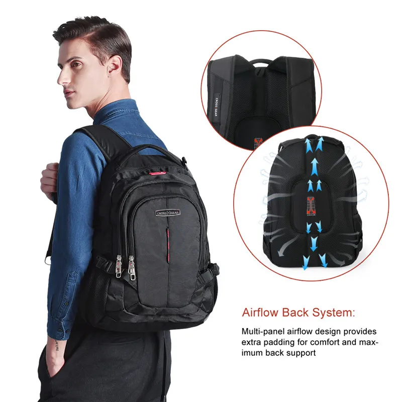 Рюкзак для ноутбука с USB-портом зарядки и защитой от кражи | Багаж сумки