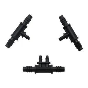 8 мм Колючая Тройник соединительный шланг сплиттер промышленные вентиляционные ирригационные фитинги для водопроводных труб аксессуары для шланга 5 шт