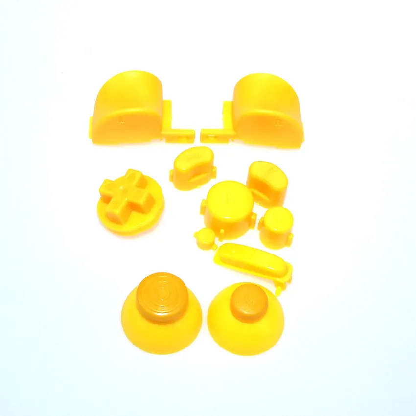 ChengHaoRan Button Set For Gamecube Controller Mod Colorful Complete D-Pad ABXY button with Thumbsticks Cap for NGC buttons set |