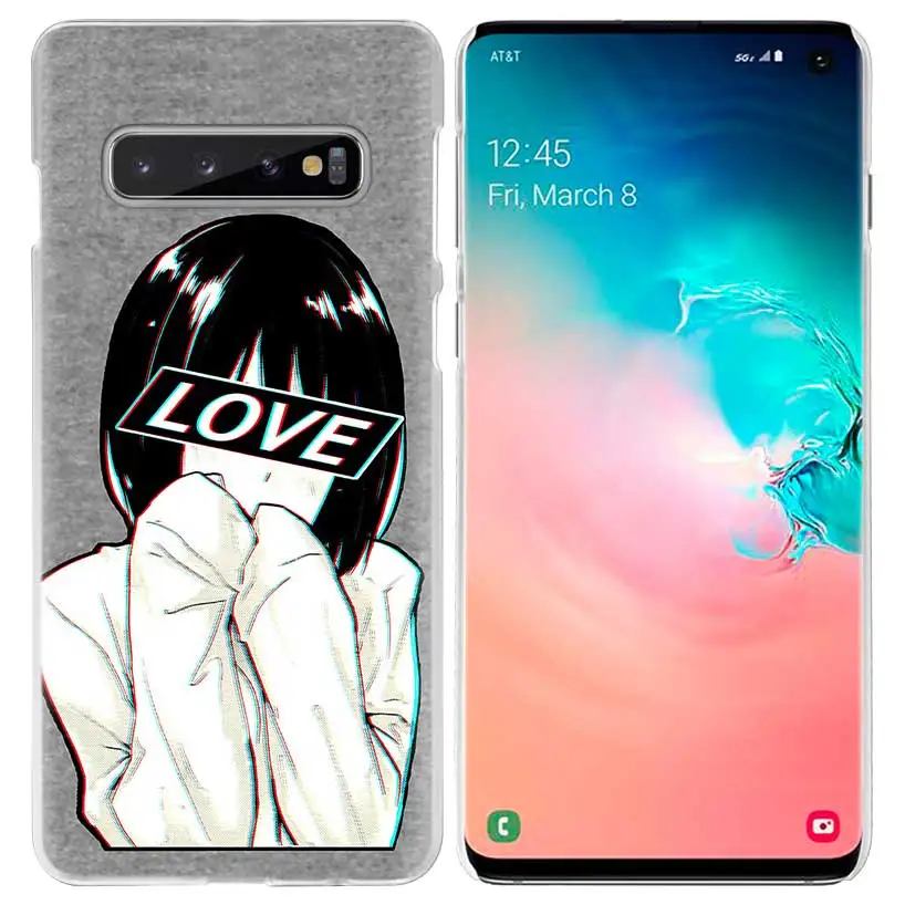 Jake печально для костюмированной вечеринки по японскому аниме чехол для samsung Galaxy S10 5G S10e S9 S8 M30 M20 M10 J4 J6 плюс J8 Note 8 9 Жесткий чехол из ПК для телефона