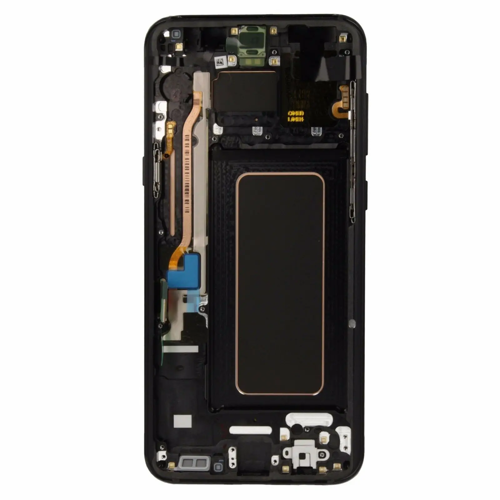 Оригинальный AMOLED ЖК-дисплей для SAMSUNG Galaxy S8 сенсорный экран дигитайзер с рамкой