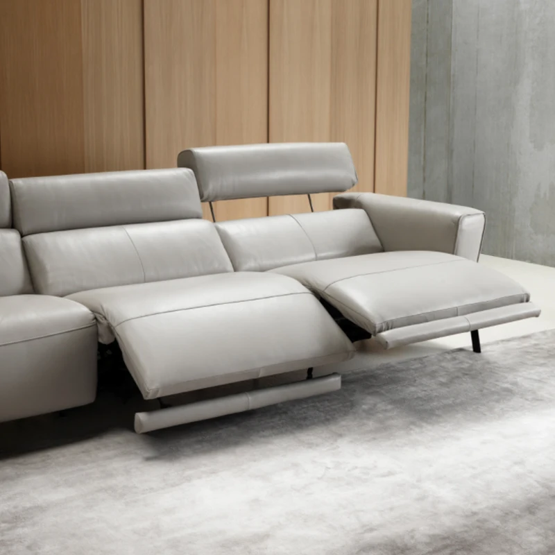 Диван для гостиной L seater диваны из натуральной кожи Электрический лежак салона