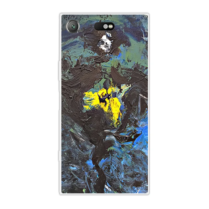4 6 дюйма для Sony Xperia XZ1 Compact Heaven задняя крышка прозрачный мягкий силиконовый тонкий