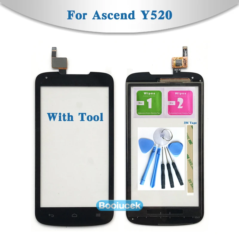 Сенсорный экран для Huawei Ascend Y520 4 5 дюйма дигитайзер внешнее стекло панель