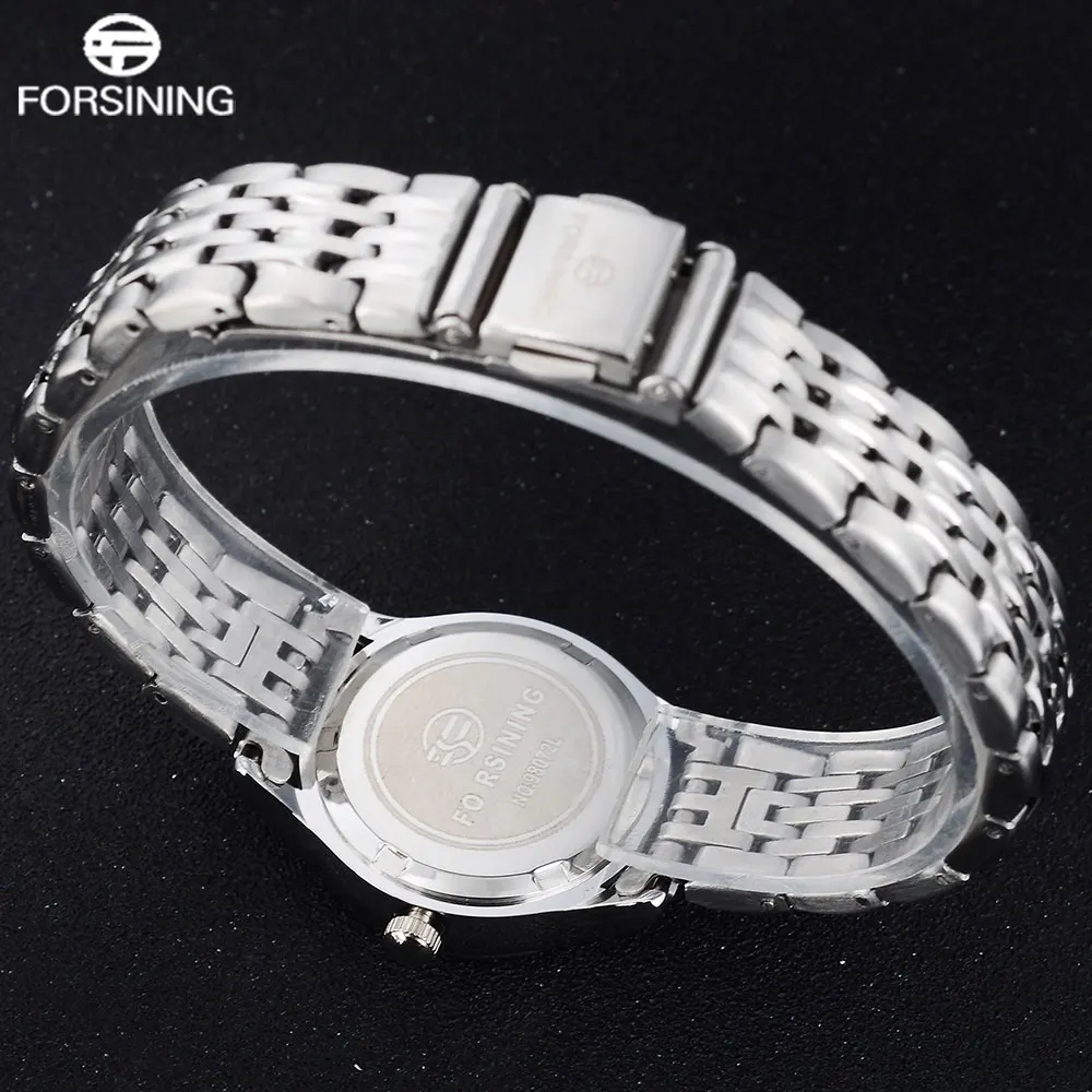 FORSINING Брендовые женские модельные часы модные дамские деловые кварцевые хит
