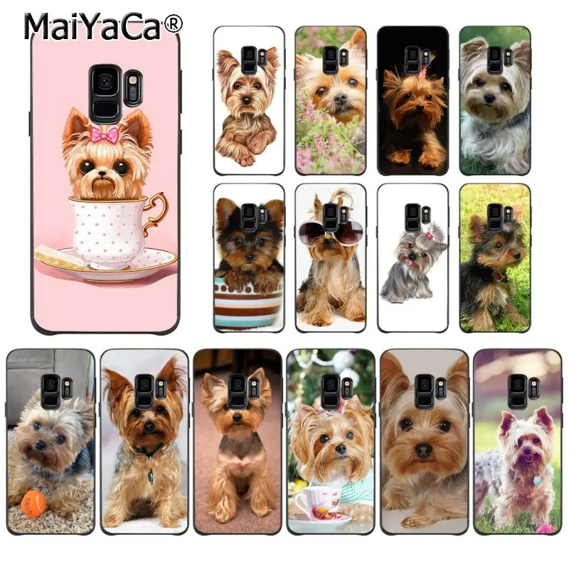 MaiYaCa чехол для телефона с щенком йоркширского терьера Samsung Galaxy S20 S8 S7 edge S6 S10Plus S10lite
