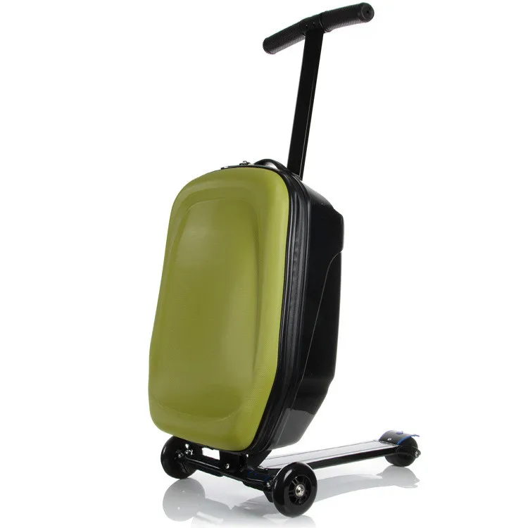 Whole saling Good quality skateboard rolling luggage scooter suitcase on wheels | Багаж и сумки