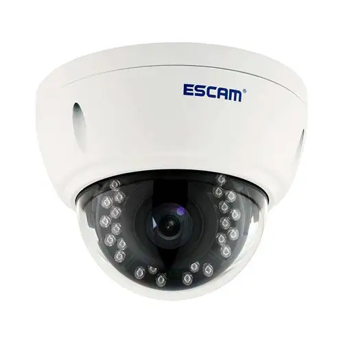 Купольная IP-камера ESCAM QD420 4 МП водонепроницаемая наружная камера видеонаблюдения