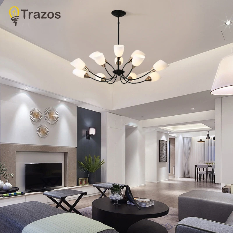 TRAZOS современный минимализм Светодиодный Люстра для столовой гостиной спальни
