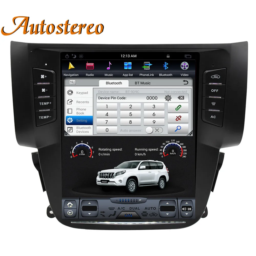 Android 7,1 Tesla стиль автомобиля нет dvd-плеер gps навигация для Nissan Sylphy 2012+ Авто головное устройство Мультимедиа Радио магнитофон