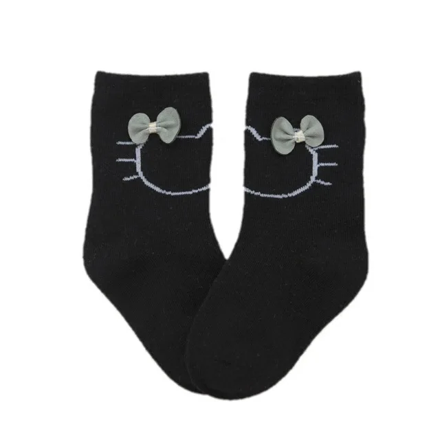 6123 Children's socks spring and autumn styles girls' pure cotton baby 1-3 5 7 9-12 years old |