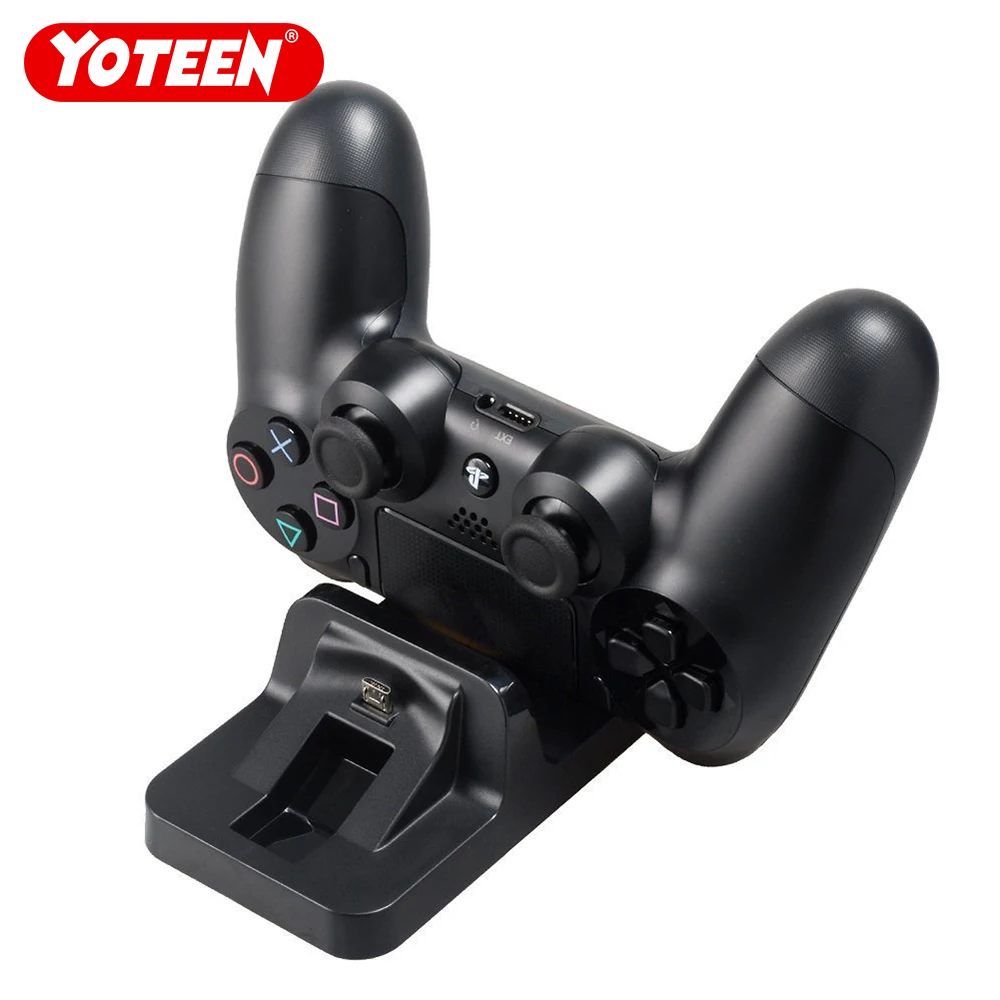 YOTEEN USB двойная зарядная док станция для PS4 контроллер зарядное устройство Sony