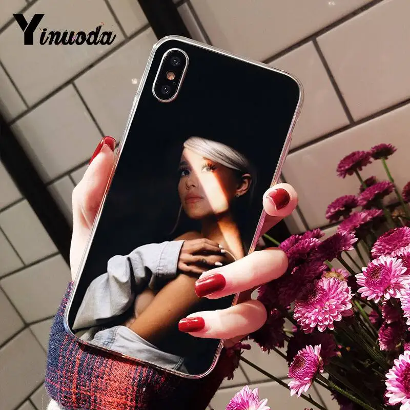 Yinuoda кольца Ариана Гранде ТПУ Мягкий силиконовый чехол для телефона для iPhone 5 5Sx 6 7 7plus 8 8Plus X XS MAX XR Capa 11 11pro 11promax