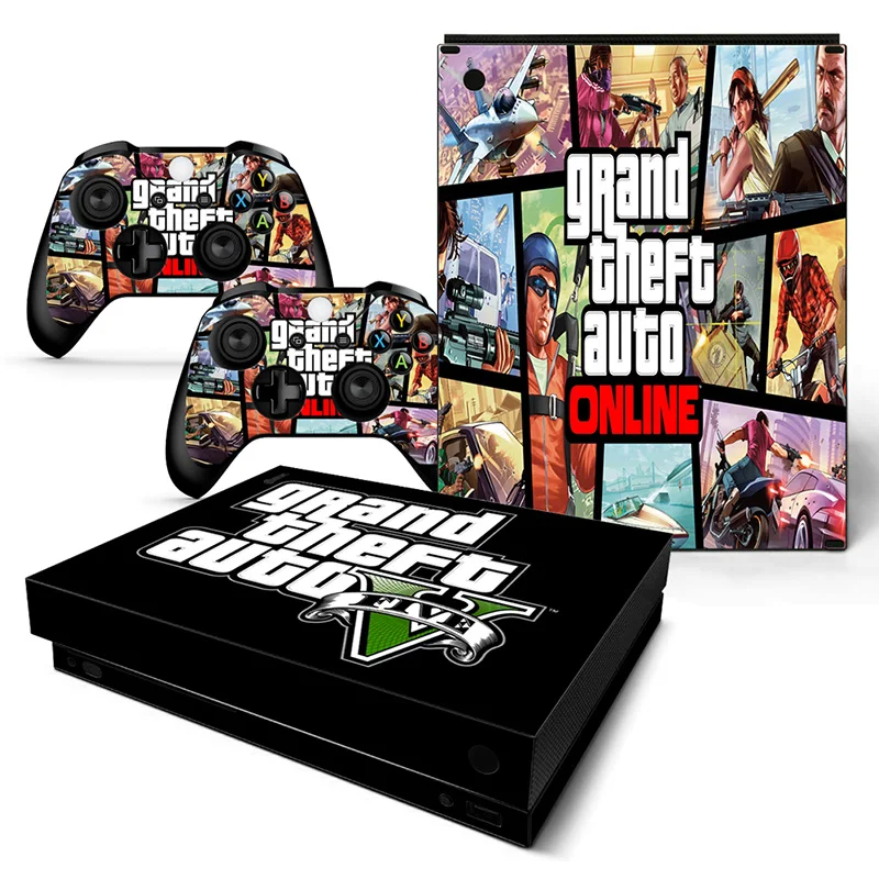 GTA 5 Five игра для XBox One x наклейка обёрточная бумага наклейка