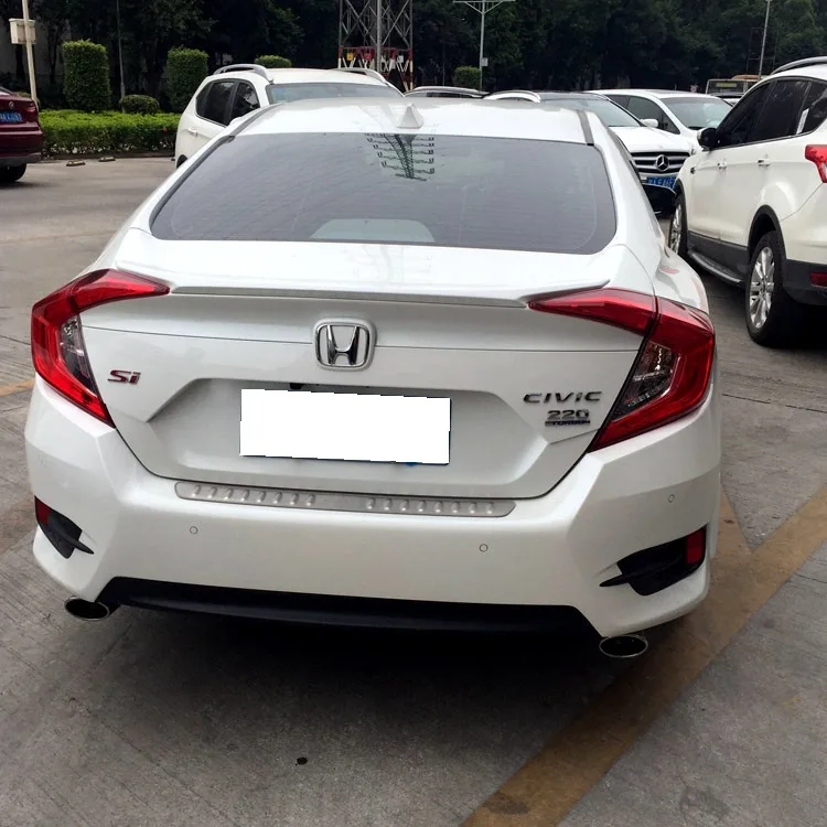 Для Honda Civic спойлер 10th автомобильный Стайлинг высокое качество абс материал заднее крыло праймер цвет задний спойлер