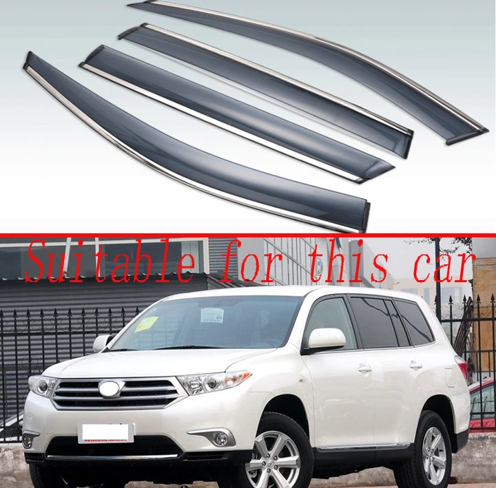 Пластиковый Наружный козырек для Toyota HIGHLANDER 2008 2009 2010 2011 2012 2013 2014|Навесы и укрытия| |
