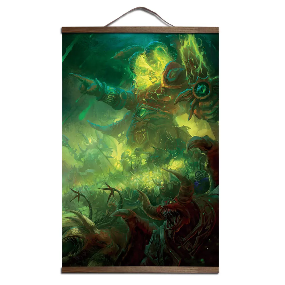 18 Плакат для World of Warcrafts Sylvanas Windrunner постеры печати на холсте украшения живопись с твердой древесины Висячие свиток - Цвет: 18