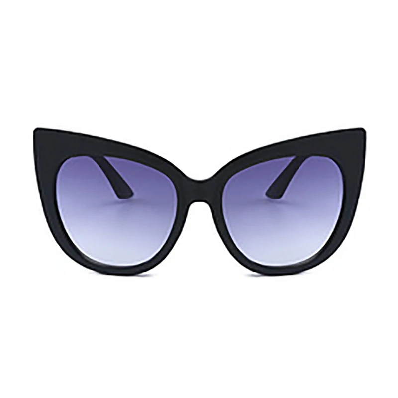 Супермодные элегантные очки кошачий глаз большие солнцезащитные в коробке 2019 |