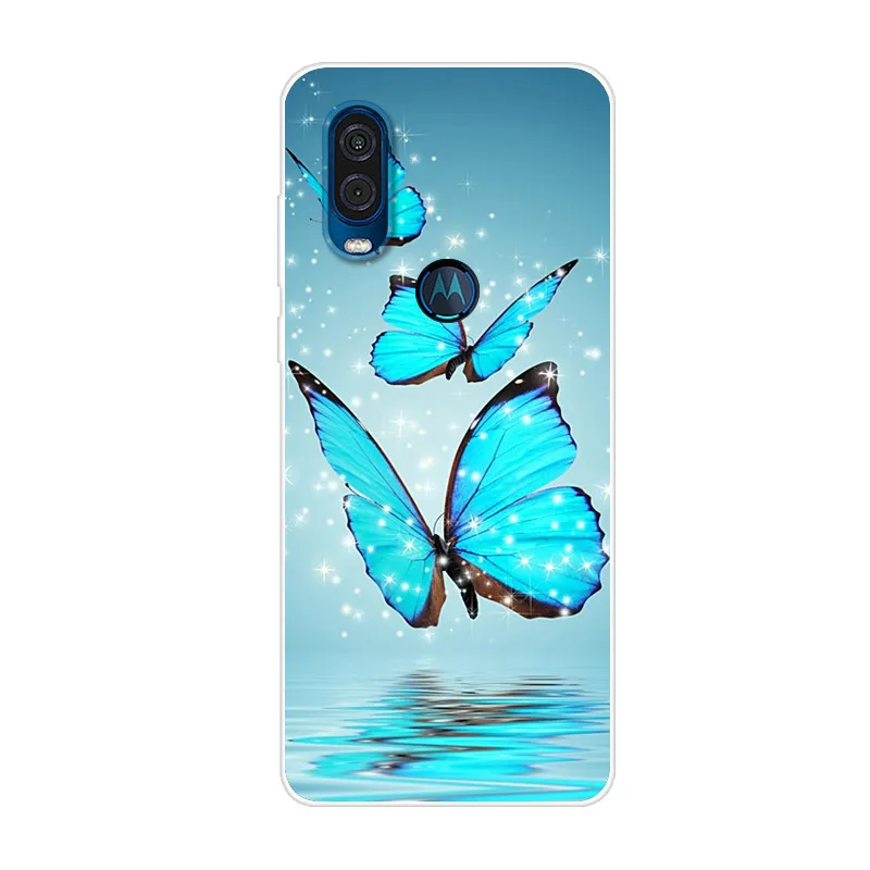 Силиконовый чехол для Moto One Vision Motorola мягкий телефона из ТПУ MOTO OneVision XT1970|Бамперы| |