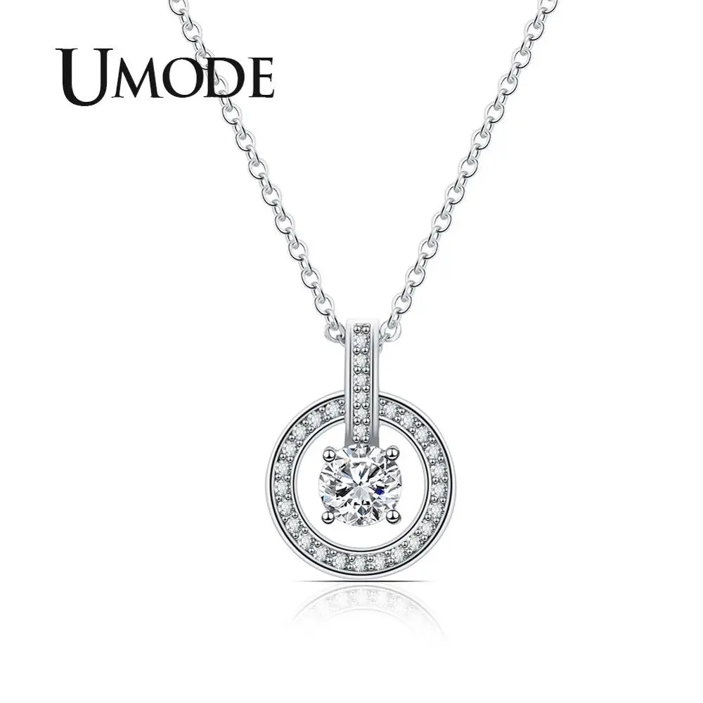 UMODE круглые винтажные ожерелья и подвески для женщин богемное ожерелье на