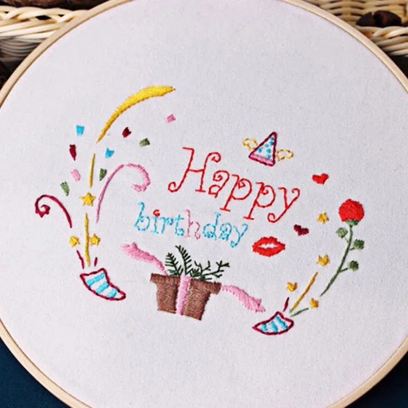 3 Европа DIY лента цветы вышивка набор с рамкой для начинающих Рукоделие наборы крестиком серии принадлежности для шитья Декор - Цвет: 3