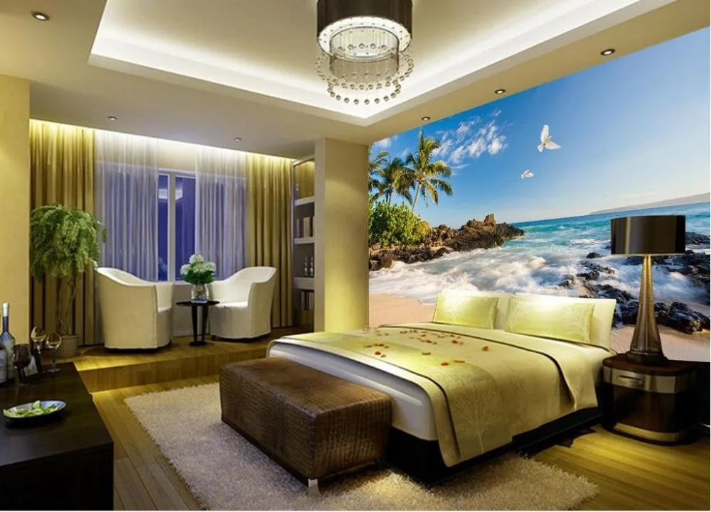 3d обои пейзаж морской Настенные для телевизора настенные 3D обои|3d mural designs|3d