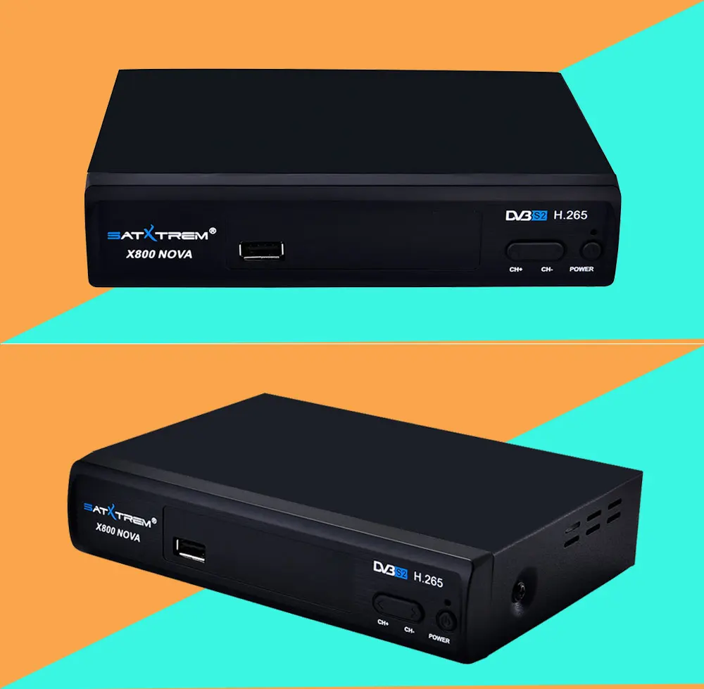 SATXTREM X800 NOVA Бесплатный ДЕШИФРАТОР спутникового телевидения H.265 поддержка Европы IP tv Cam коробка Spain combo DVB S2 Satelite приемник
