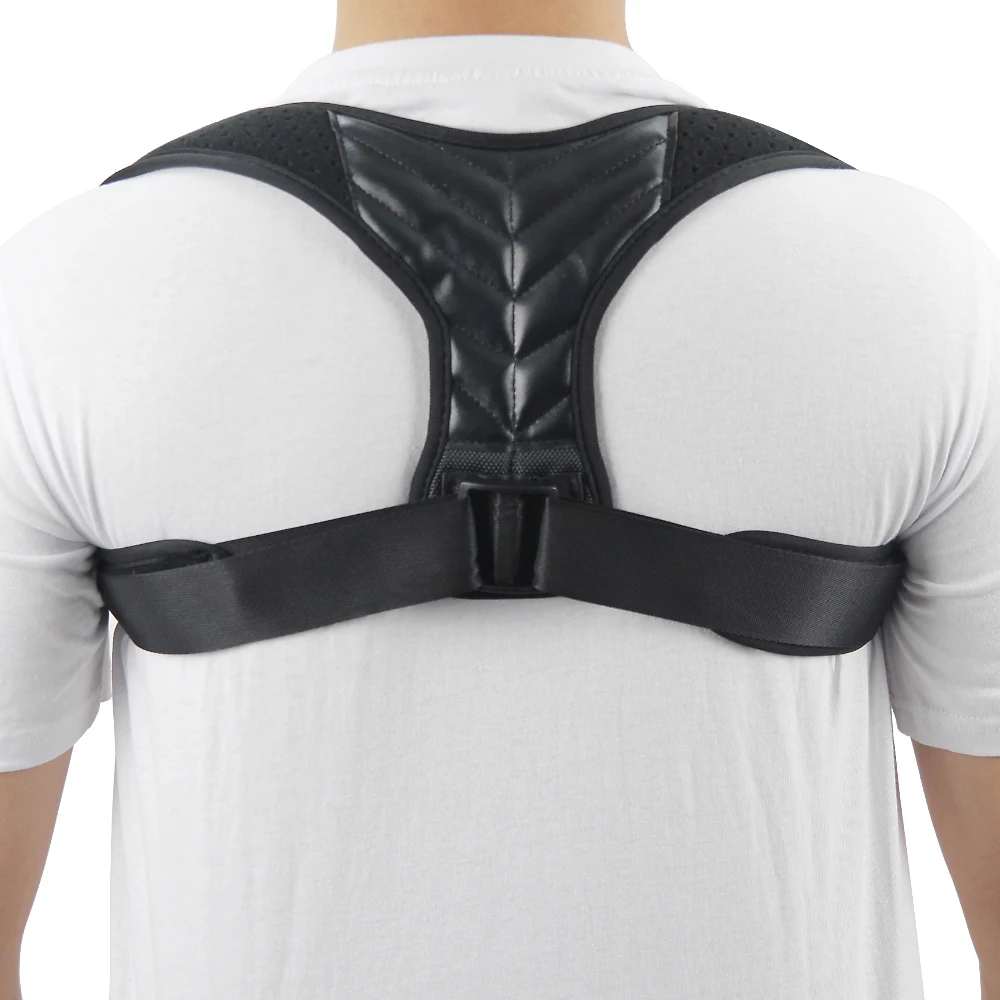 

Drop shipping New Adjustable Back Posture Corrector Physical Belt Brace Shoulder Clavicle Spine Prevents Slouching Injury Aid