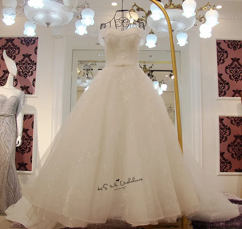 Vestidos de Noiva Princesa Renda винтажное свадебное платье расшитое блестками кружевное китайское свадебное платье с бусинами и бантом Длинные Шлейфы для свадебных платьев