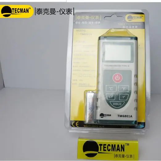 

Fast arrival TM6801A digital Thermometer Range is -50-1300 Celsius