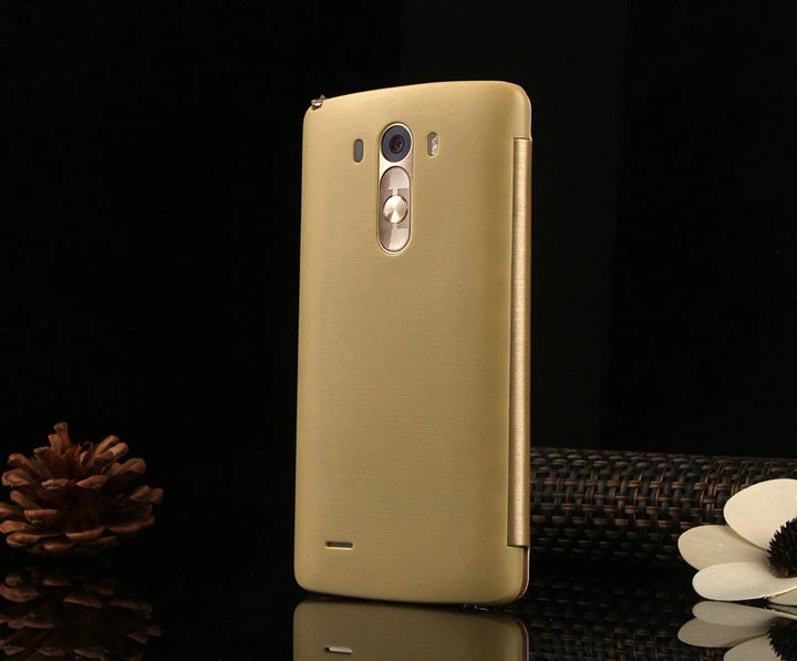 YKSPACE высокое качество люкс Флип кожаный чехол Круг Вид из окна крышку Корпус