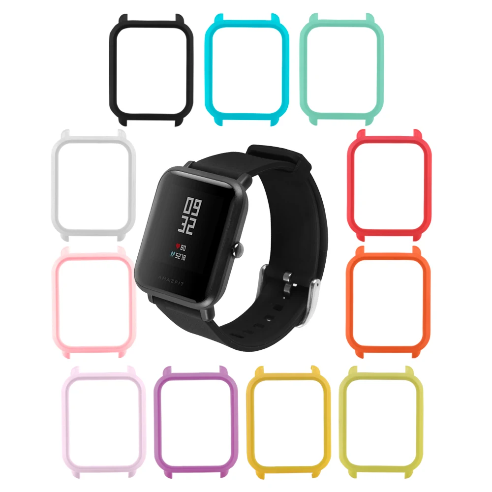 ТПУ силиконовый ремешок для часов для Xiaomi Huami Amazfit Watch band 3 в 1 аксессуары чехол для ПК Huami Amazfit Bip Bit