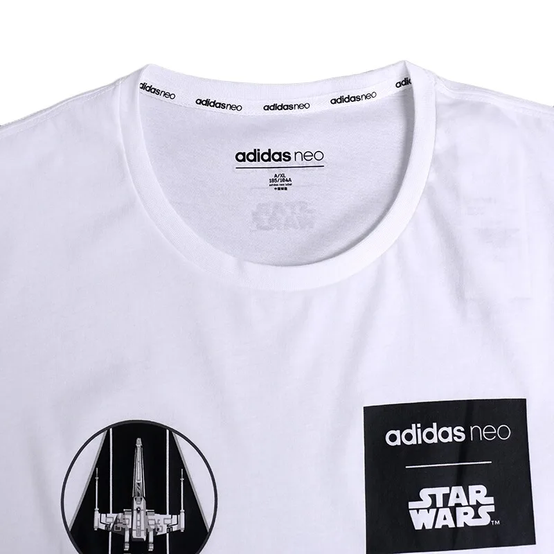 Новое поступление оригинальных мужских футболок с коротким рукавом Adidas NEO Label SW TEE