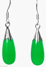 925 Свадебные красивые серьги подвески с фианитами капельки камнями женские