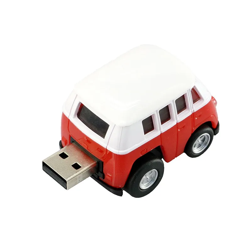Школьный автобус, USB флеш-накопитель, модель мини-машины, 4 ГБ, 8 ГБ, 16 ГБ, 32 ГБ, 64 ГБ, 128 ГБ, флешка, USB 2,0, флешка, флеш-карта