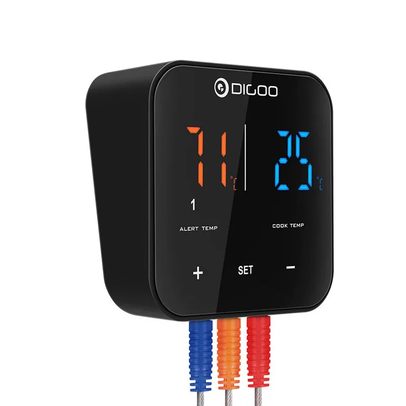 Digoo DG FT2303 три Каналы Смарт Bluetoorh термометр для барбекю, Кухня Пособия по кулинарии термометр