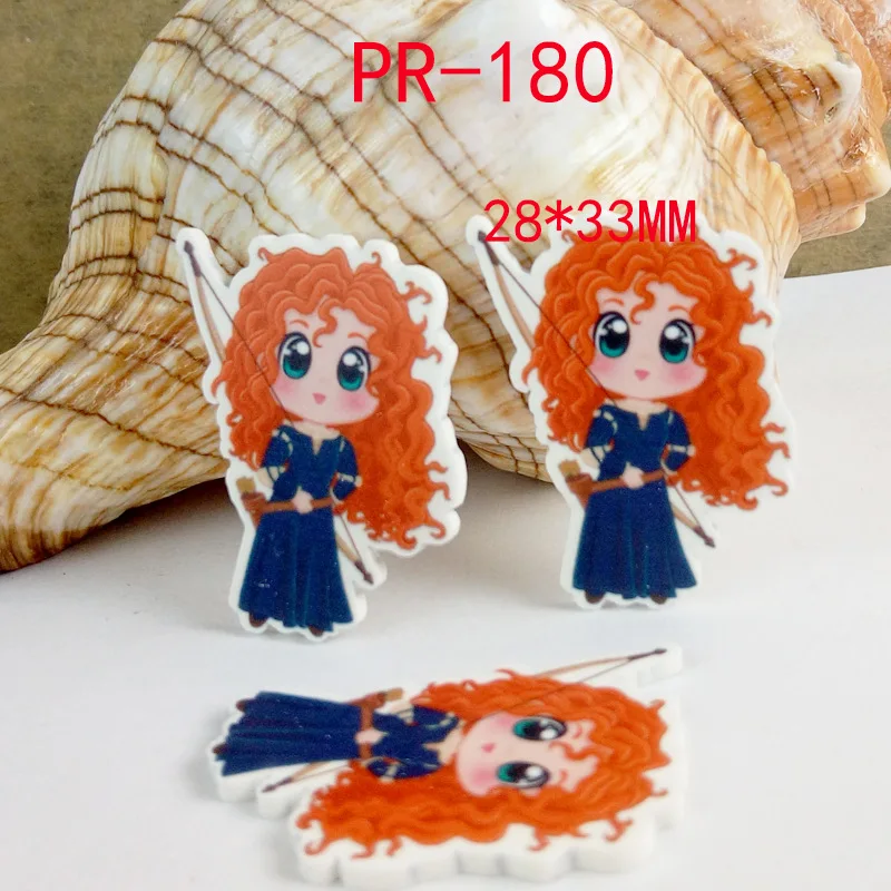 Патч мультипликационный Kawaii Мерида фигурка смелые ремесла плоское заднее