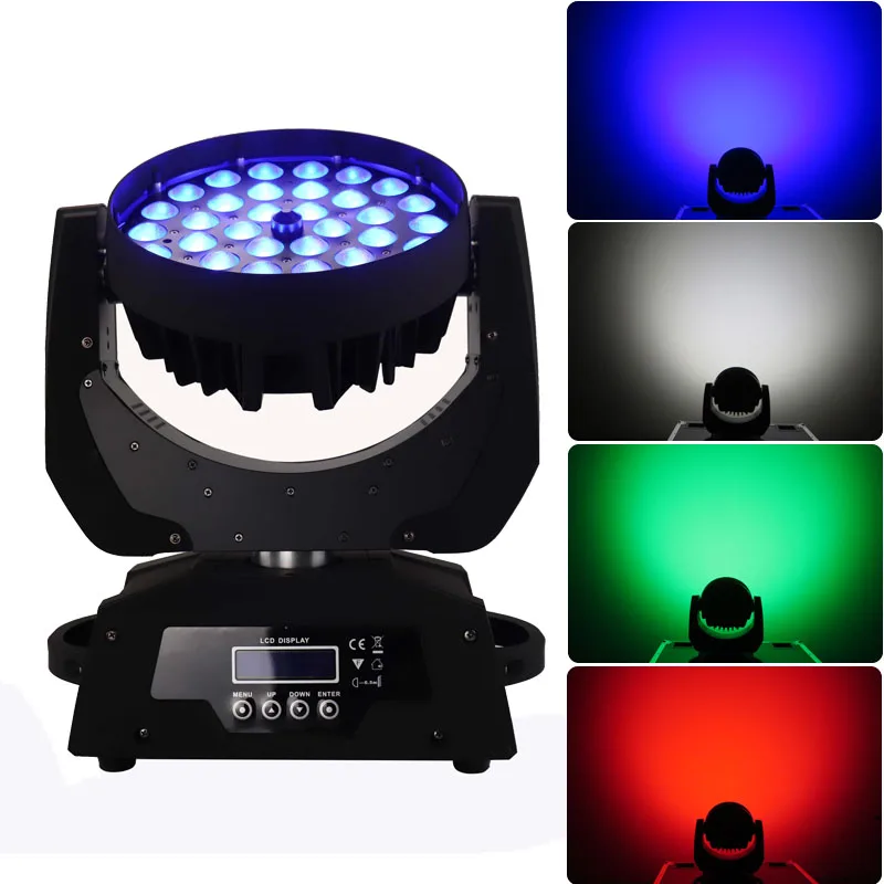 

Free shipping Zoom 36*18W movable head colorful zoom stage light for nightclub dj disco bar
