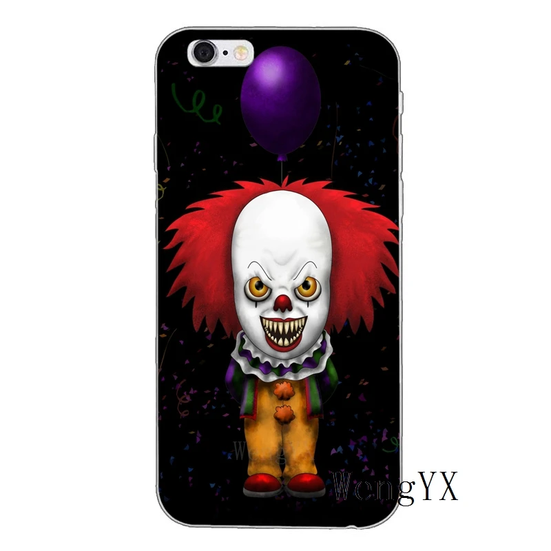 Тонкий мягкий чехол для телефона Stephen kings it Pennywise клоун ужас Samsung Galaxy S3 S4 S5 S6 S7 edge S8 S9