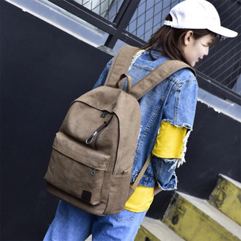 Fashion trend shoulder bag men's leisure rucksack retro travelling high school student schoolboyYF068 | Багаж и сумки